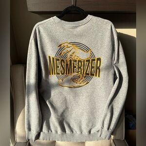 H&m Rare Gray Mesmerizer Crew Neck Sweater Mens Large